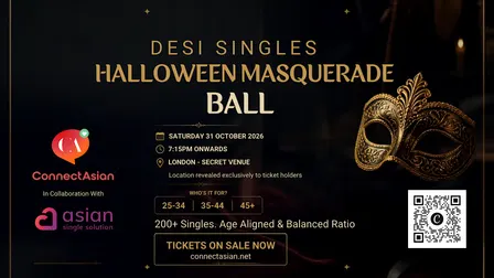 Desi Singles Halloween Masaquerade Ball - London
