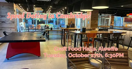 Speed Dating in Cambridge! Ages 30-42