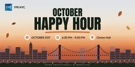 Young Professionals in Energy NYC (YPE) October Happy Hour