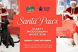 Santa Paws Photoshoot in Aid of Guide Dogs
