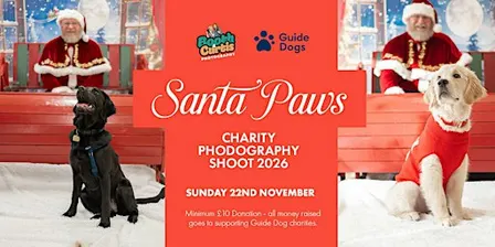 Santa Paws Photoshoot in Aid of Guide Dogs
