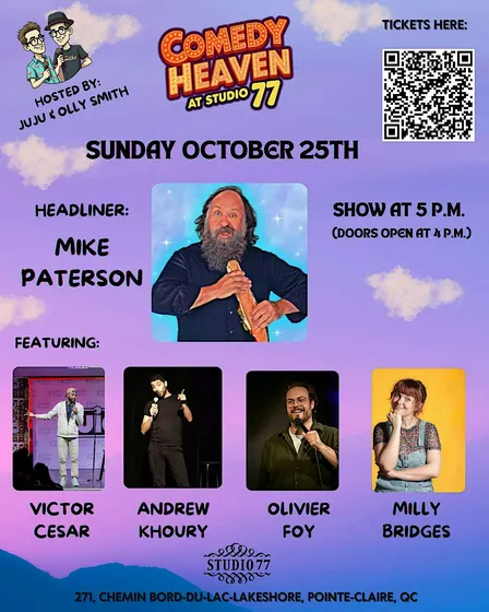Comedy Heaven at Studio 77 - October 25th Edition