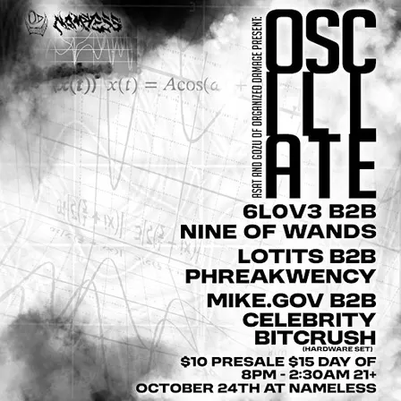Organized Damage Presents: Oscillate 4