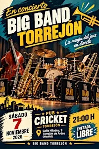 Concierto de Big Band Torrejón en Pub Cricket