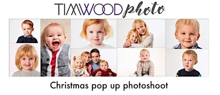 Pop up winter photo shoot