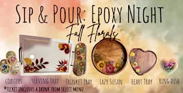 Sip & Pour; Epoxy Night Fall Leaves @ Barrett's Alehouse Fall River