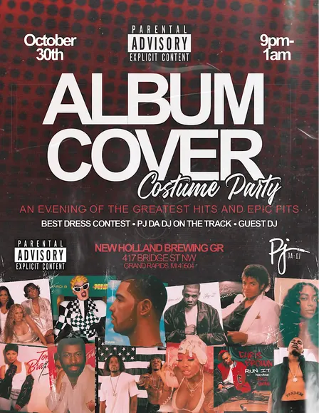 Album Cover Costume Party