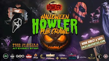 The Halloween Howler Pubcrawl | The Largest Bus Crawl In The World!