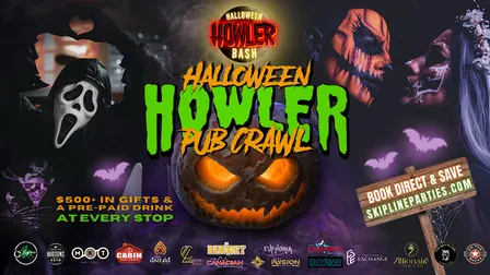 The Halloween Howler Pubcrawl | The Largest Bus Crawl In The World!