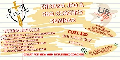 JBQ / SBQ Coaches Seminar 10.24.2026