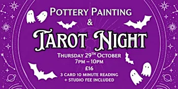 Pottery Painting and Tarot Night