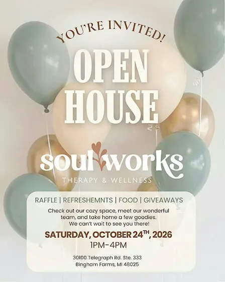 Soul Works Therapy and Wellness Fall Open House