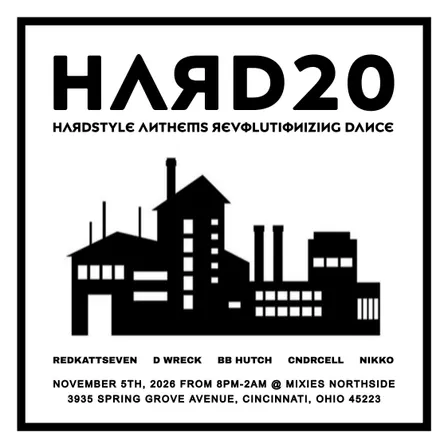 HARD20 featuring redkattseven, D Wreck, BB Hutch, CNDRCELL and Nikko
