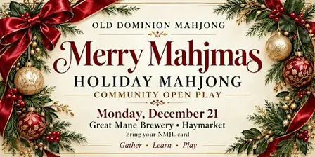 Mahjong Mondays at Great Mane: Community Mahjong Night Open Play