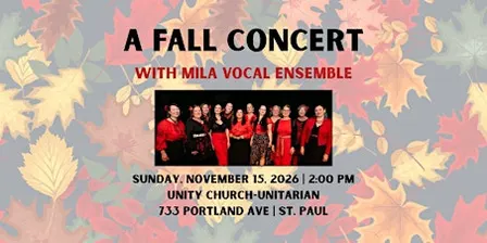A Fall Concert with Mila Vocal Ensemble