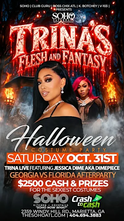 TRINA'S FLESH & FANTASY HALLOWEEN PARTY + $2500 CASH & PRIZES
