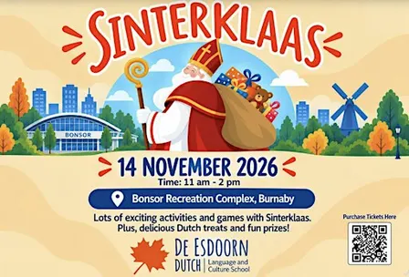 Sinterklaas 2026