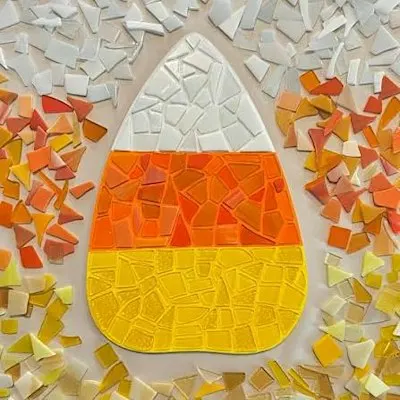 Mosaic Candy Corn Class