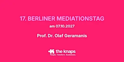 17. Berliner Mediationstag
