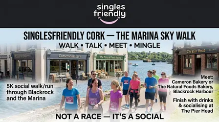 ❤️ Singles-Friendly Marina 5K Social Walk – Cork Ages 30-45