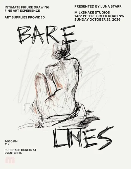 Bare Lines| An Intimate Figure Drawing Fine Art Experience