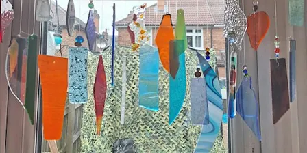 stained glass chime workshop