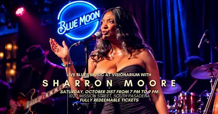 Live Blues Music at Visionarium with Sharron Moore
