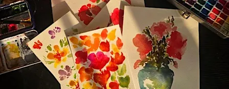 Watercolour Workshop: Abstract Flowers