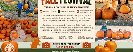 Fall Festival: Pumpkin Patch Photo Opportunity