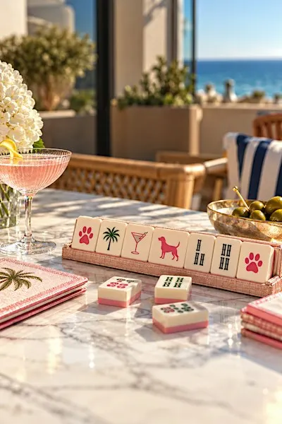 Mahjong, Doggie Sweets X The Wave Resort Style