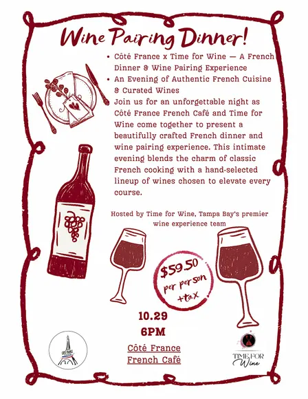 Wine Pairing Dinner - October 2026