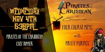 Pirates of the Caribbean Chef Dinner