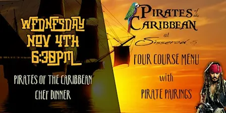 Pirates of the Caribbean Chef Dinner