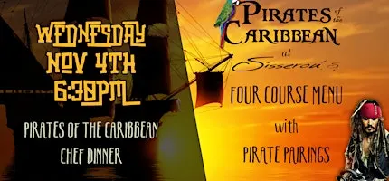 Pirates of the Caribbean Chef Dinner
