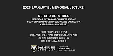 2026 E.W. Guptill Memorial Lecture