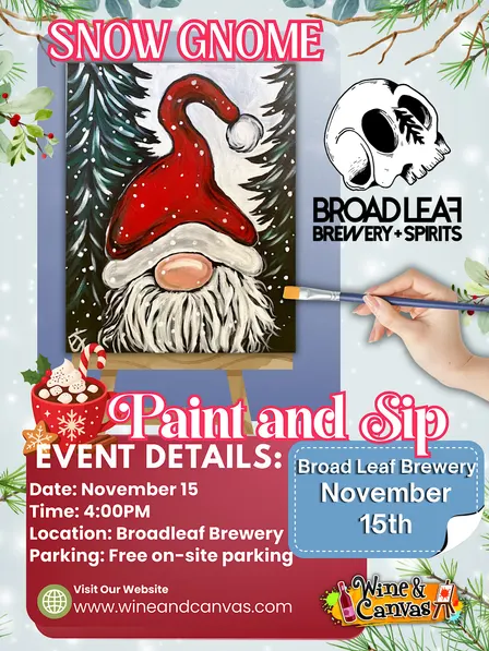 Snow Gnome-Broad Leaf Brewery-Paint and Sip