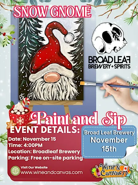 Snow Gnome-Broad Leaf Brewery-Paint and Sip