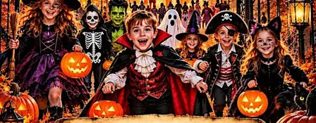 Monster Children's Halloween Fancy Dress Parade
