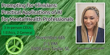 Prompting for Clinicians: Practical Applications of AI For Mental Health