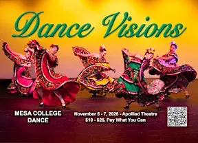 Dance Visions: Thursday, November 5. 7:30 pm