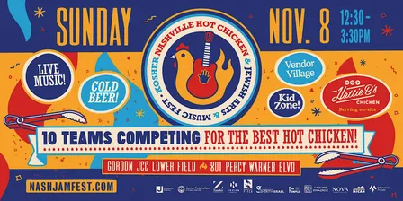Kosher Nashville Hot Chicken & Jewish Arts & Music Festival