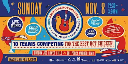 Kosher Nashville Hot Chicken & Jewish Arts & Music Festival