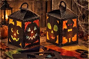 Halloween Lantern Making at Foxton Locks