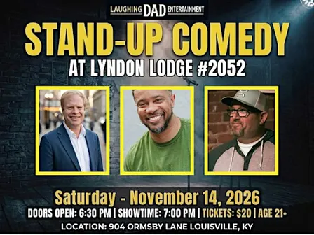 Stand-Up Comedy in Louisville: Triple Headliner Show in Lyndon