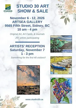 Studio 30 Art Show, Reception and Sale