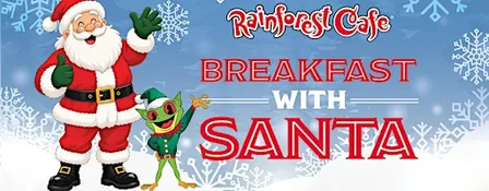 Rainforest Cafe Arizona Mills - Breakfast with Santa