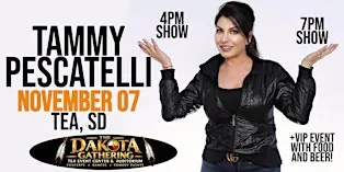 Comedian Tammy Pescatelli in Tea, SD