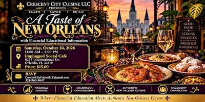 A Taste of New Orleans: Food, Financial Education & Community
