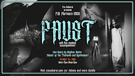 Halloween Screening of Faust (1926) with Stephen Hamm Theremin Man