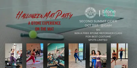 SLC Halloween Mat Party: Pilates Remixed! A btone Experience on the Mat.